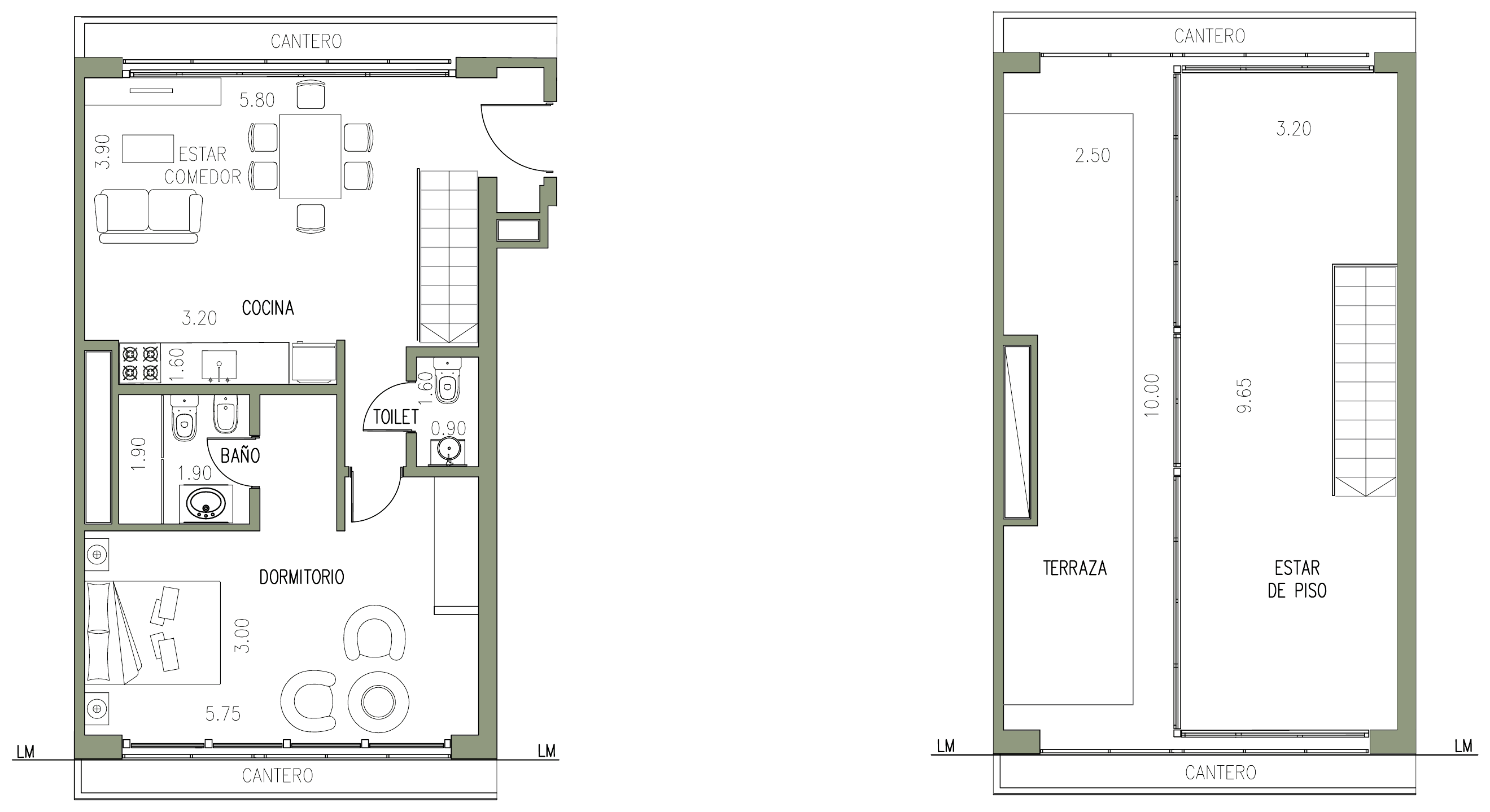 Plano del departamento 6-7° C